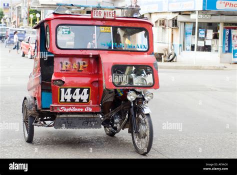 Philippines Bohol Tagbilaran City Tricycle Visayas Stock Photo Alamy