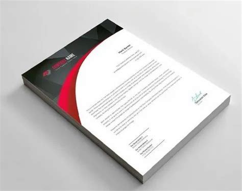 Paper Multicolor Letterhead Printing Services Rs 1 3 Page ID