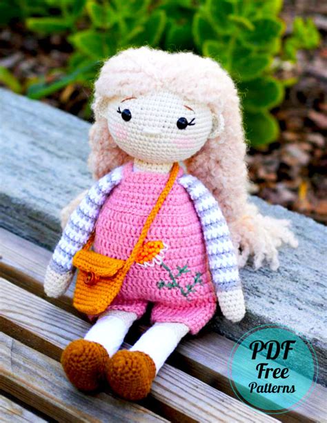 Marusya Crochet Doll Amigurumi Free Pattern Food Knitting Gardening