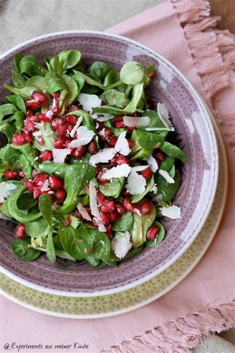 Feldsalat Mit Granatapfel Rezept Feldsalat Mit Granatapfel