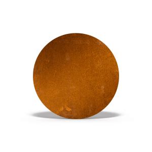 Plaque Acier Corten Ronde Sur Mesure John Steel