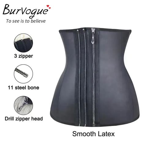 Burvogue Waist Control Corsets And Bustiers Sexy Women Latex Waist