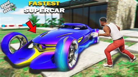 GTA 5 Franklin Shinchan Stealing Fastest Super Car In GTA 5 GTA