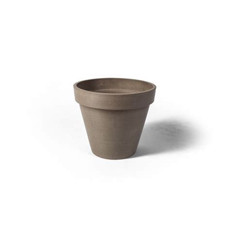 Algreen Products Valencia Planter Round Banded Planter 16 In Diameter By 14 In H Spun