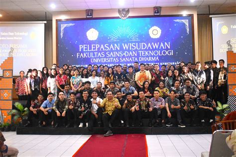 F Sains Dan Teknologi Usd Pelepasan Wisudawan Fakultas Sains Dan