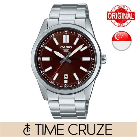 Time Cruze Casio Mtp Vd Standard Analog Quartz Stainless Steel Band