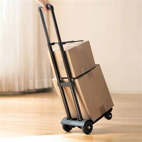 Sleek Foldable Trolley Cart Portable And Compact For Home Style Degree