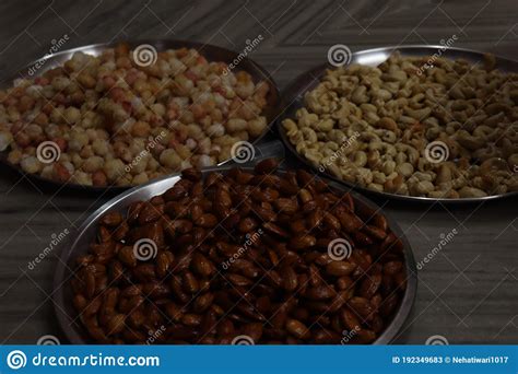 Dry Fruits Almonds Cashew Nuts Healthy Food Stock Image Image Of