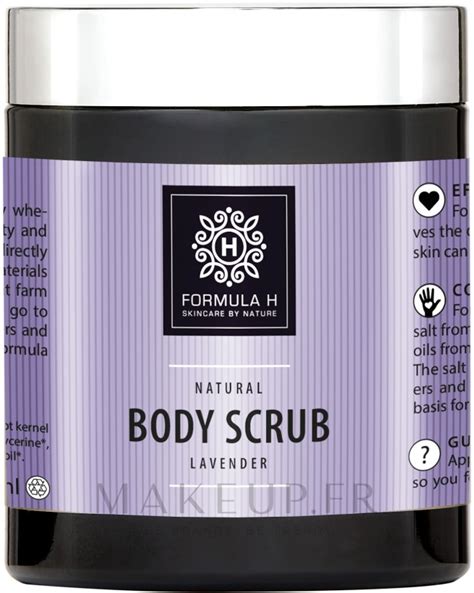 Formula H Lavender Body Scrub Gommage Pour Corps Lavande Makeup Fr