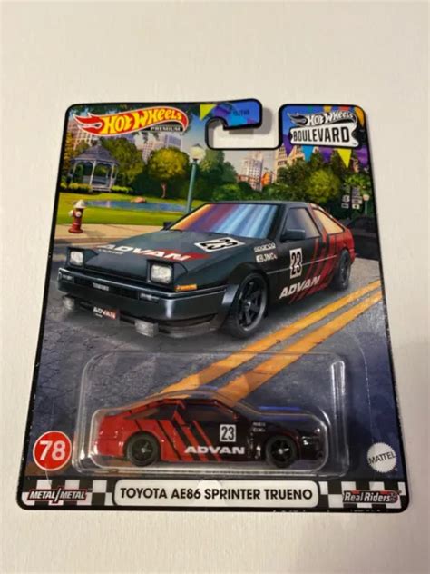 Hot Wheels Prenium Boulevard Toyota Ae Sprinter Trueno Eur