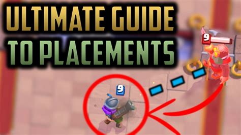 OPTIMAL PLACEMENTS FOR ALL UNITS IN CLASH ROYALE YouTube