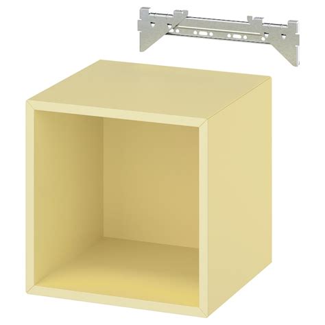 Eket Wall Mounted Shelving Unit Pale Yellow 35x35x35 Cm 133 4x133 4x133 4 Ikea Ca