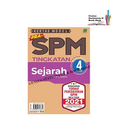 Kertas Model Pra Spm Sejarah Tingkatan Lazada