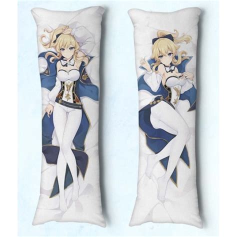 Travesseiro de Abraçar Dakimakura Tam 90X30 Genshin Impact Jean 01