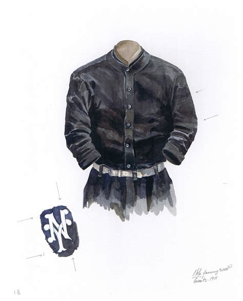 New York Giants 1911 Uniform Artwork This Is A Highly Deta Flickr