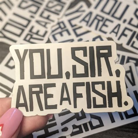 You Sir Are a Fish Red Dead Redemption 2 Sticker - Etsy