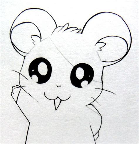 20 Cute and Easy Cartoon Hamster Drawing Ideas - Chibi and Kawaii