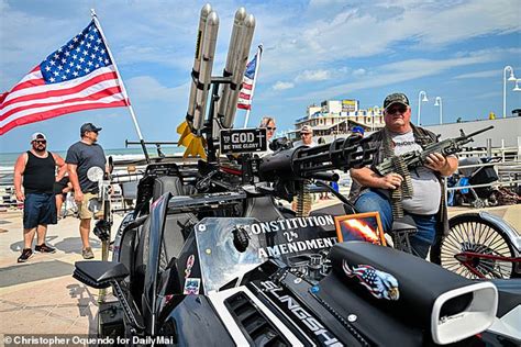 Gun Toting Bikers Enjoyed The Final Weekend Of Daytona Bike Week