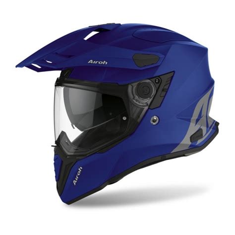 Kask Motocyklowy Airoh Commander Color Blue Matt Z Daszkiem Kaski