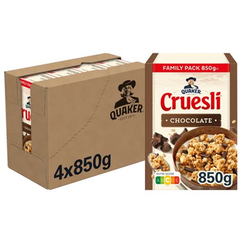 Quaker Cruesli Chocolade 4x 850g Restaurant