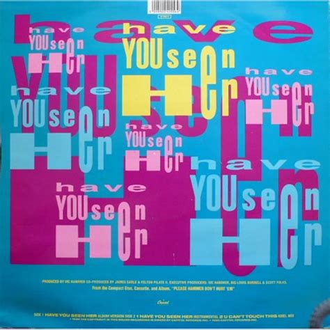 MC Hammer - Have You Seen Her - Vinyl 12" - 1990 - UK - Original | HHV