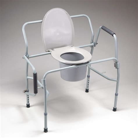 Homecraft Heavy Duty Drop Arm Commode With Padded Seat Bariatric