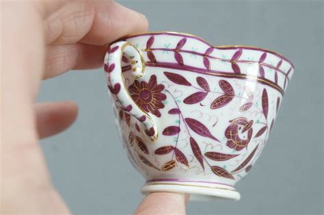 Fischer Mieg Royal Vienna Style Hand Painted Raspberry Floral Tea Cup