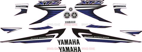 Yamaha XTZ-125 logos decals, stickers and graphics - MXG.ONE - Best ...