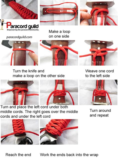 Paracord Knife Handle Patterns Paracord Knife Wrap