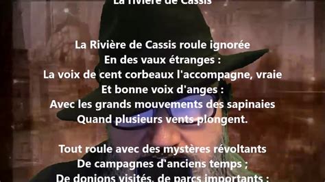 La Rivi Re De Cassis Arthur Rimbaud Lu Par Yvon Jean Youtube