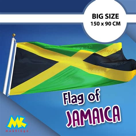 Jual Bendera Jamaika Jamaica Jamaican Flag Ukuran Besar Kota