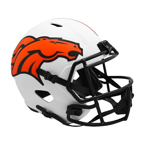 Denver Broncos LUNAR Full Size Replica Football Helmet – Creative Sports