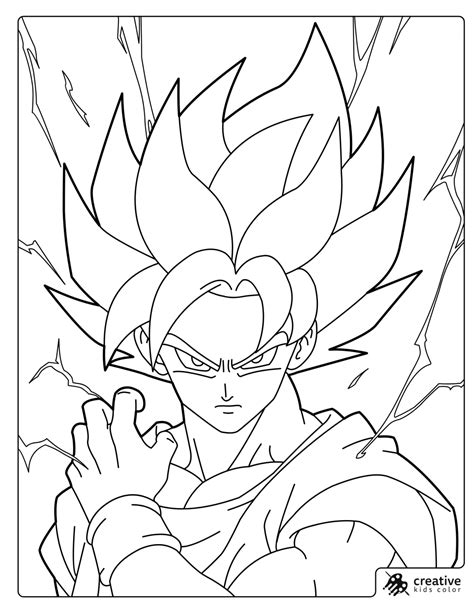Goku Coloring Pages (20+ Free Printable PDFs)