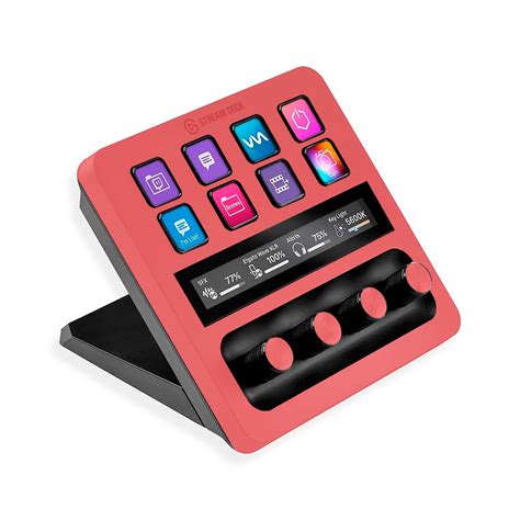 Cool Red Elgato Stream Deck Plus Skin Ko Custom Creations