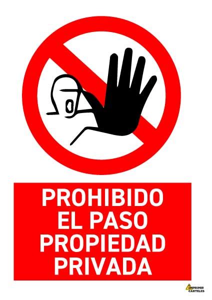 Cartel De Propiedad Privada Imprimir Carteles Gratis