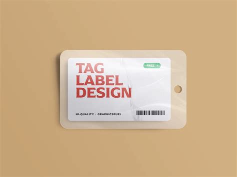 Free product tags mockup – Free Mockup