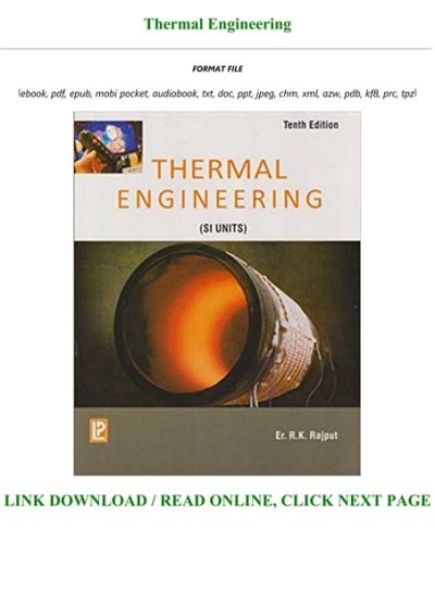 BEST PDF Thermal Engineering Full Pages