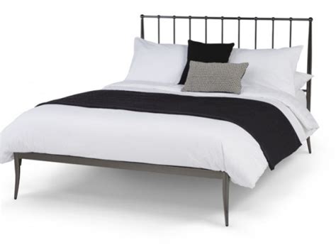 Serene Saturn 5ft Kingsize Black Nickel Metal Bed Frame By Uk Bed Store