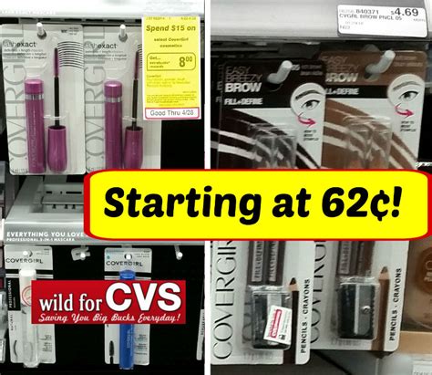 Covergirl Cosmetics Starting At 62¢