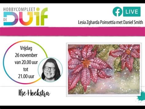 Poinsettia Aquarel Met Daniel Smith Aquarelverf YouTube