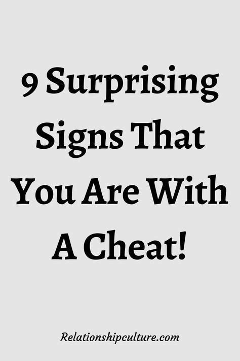 What Are The First Signs Of Cheating How Do You Tell If He Is Guilty