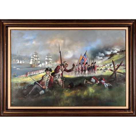 Sold At Auction Lloyd Garrison Lloyd Garrison Revolutionary War Theme