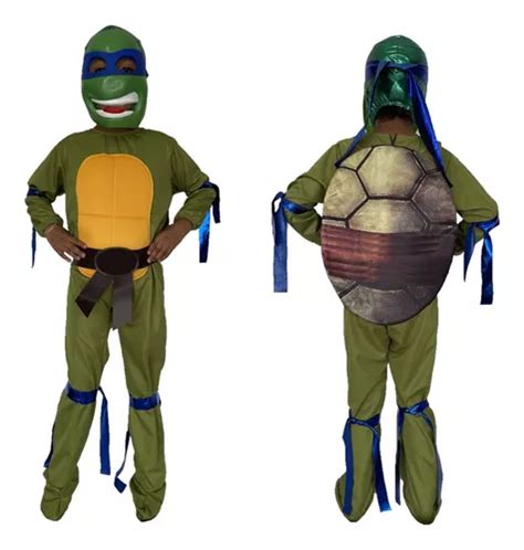 Cosplay Disfraz Tortuga Ninja Con Caparazon Disfraz De Halloween