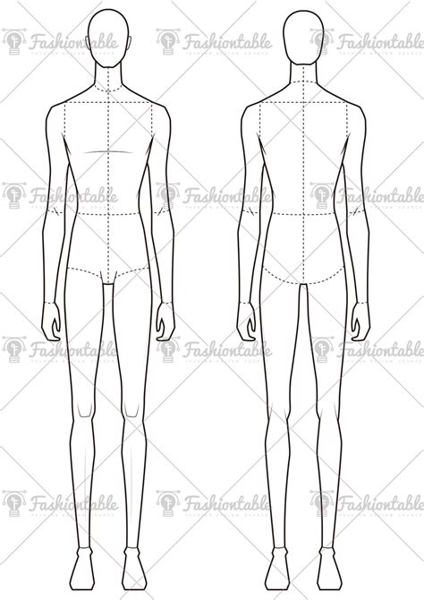 Male Fashion Croquis Template Etsy Fashion Sketch Template Fashion Illustration Template