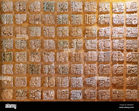 Mayan Alphabet Hi Res Stock Photography And Images Alamy