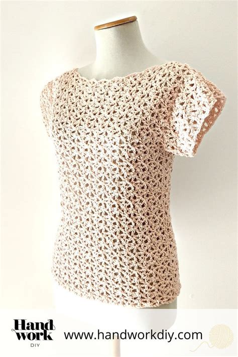 Aprende A Tejer Esta Bella Blusa A Crochet En Todas Las Tallas Crochet