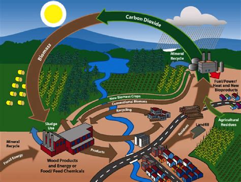 1 Illustrates A Large Bioenergy System Showing Many Of The Key