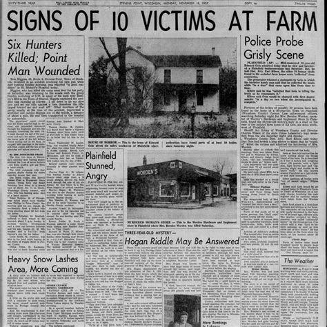 Ed Gein Murders - Topics on Newspapers.com