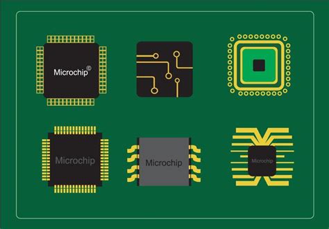 Various Microchips 101076 Vector Art at Vecteezy