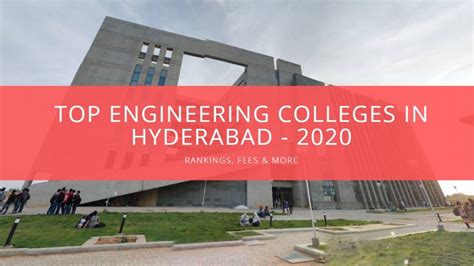 Top Engineering Colleges In Hyderabad 2020 Updated Rankings